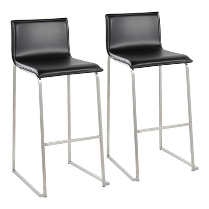 Majestic Office Furniture 30" Fixed-Height Barstool - Set of 2