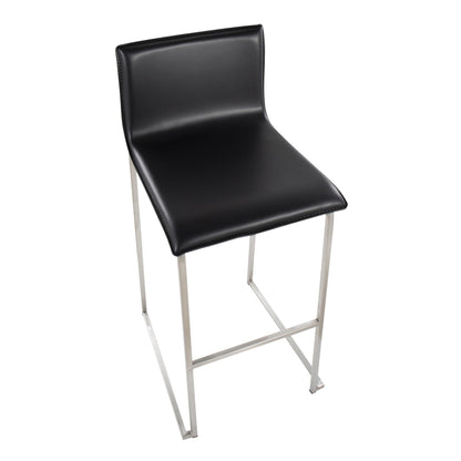 Majestic Office Furniture 30" Fixed-Height Barstool - Set of 2