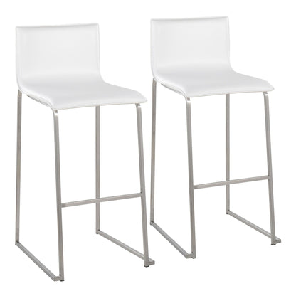 Majestic Office Furniture 30" Fixed-Height Barstool - Set of 2