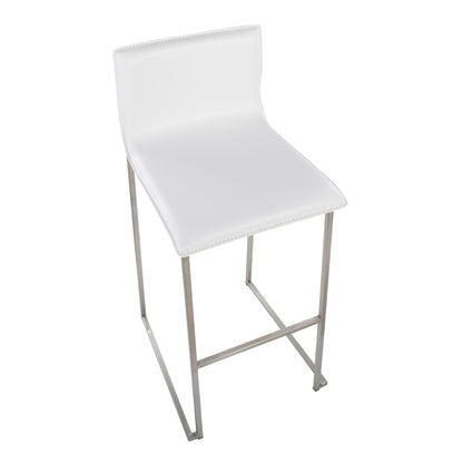 Majestic Office Furniture 30" Fixed-Height Barstool - Set of 2