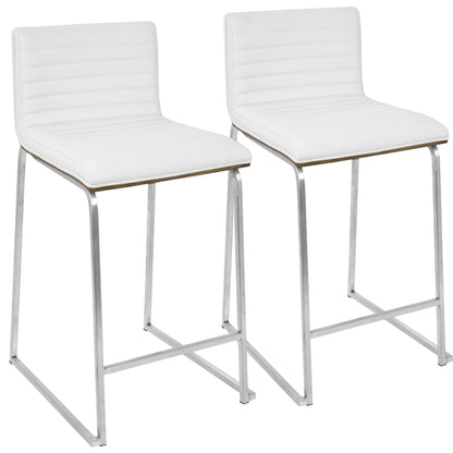 Majestic Office Furniture 26" Fixed-Height Counter Stool - Set of 2