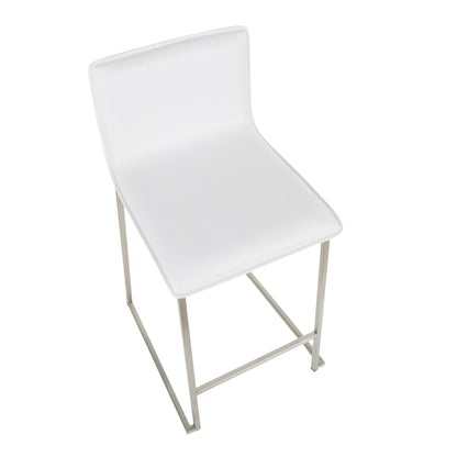 Majestic Office Furniture 26" Fixed-Height Counter Stool - Set of 2