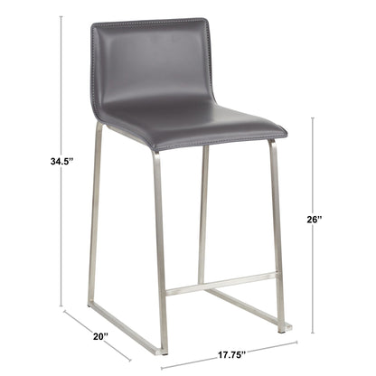 Majestic Office Furniture 26" Fixed-Height Counter Stool - Set of 2