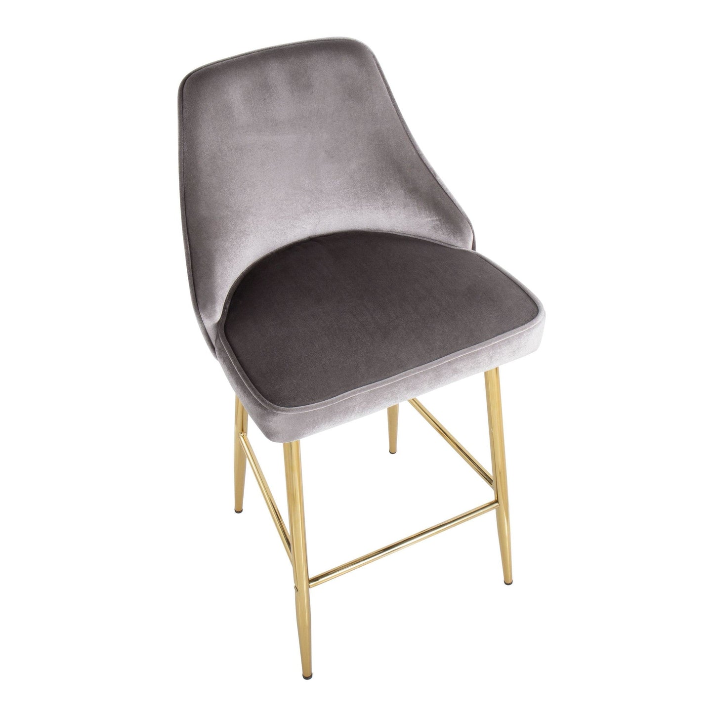 Majestic Office Furniture 25" Fixed-Height Counter Stool - Set of 2