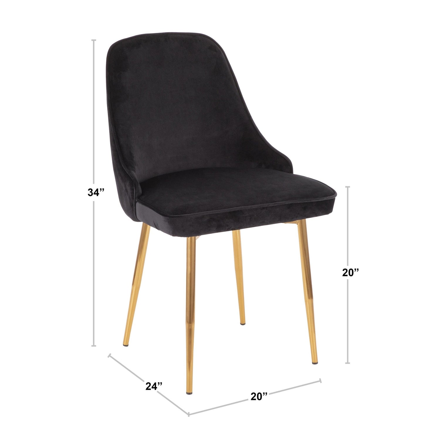 Majestic Office Furniture Dining Chair - Set of 2