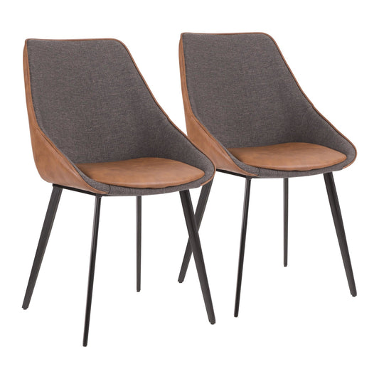 Majestic Office Furniture Two-tone Chair - Set of 2