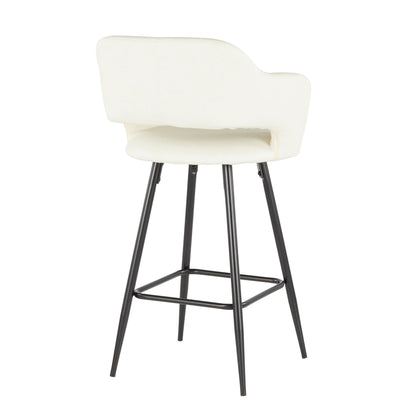 Majestic Office Furniture 25" Fixed-Height Counter Stool - Set of 2