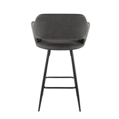 Majestic Office Furniture 25" Fixed-Height Counter Stool - Set of 2