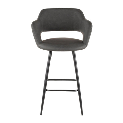 Majestic Office Furniture 25" Fixed-Height Counter Stool - Set of 2