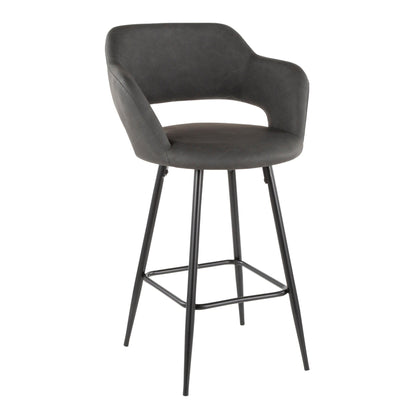 Majestic Office Furniture 25" Fixed-Height Counter Stool - Set of 2
