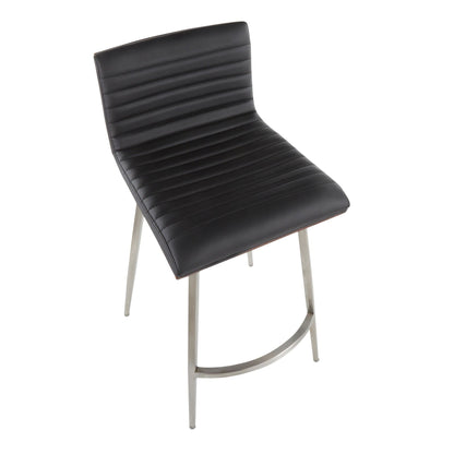 Majestic Office Furniture 26" Fixed-Height Counter Stool - Set of 2
