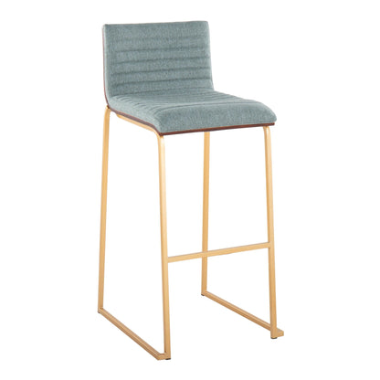 Majestic Office Furniture Mara 30" Fixed-Height Barstool - Set of 2