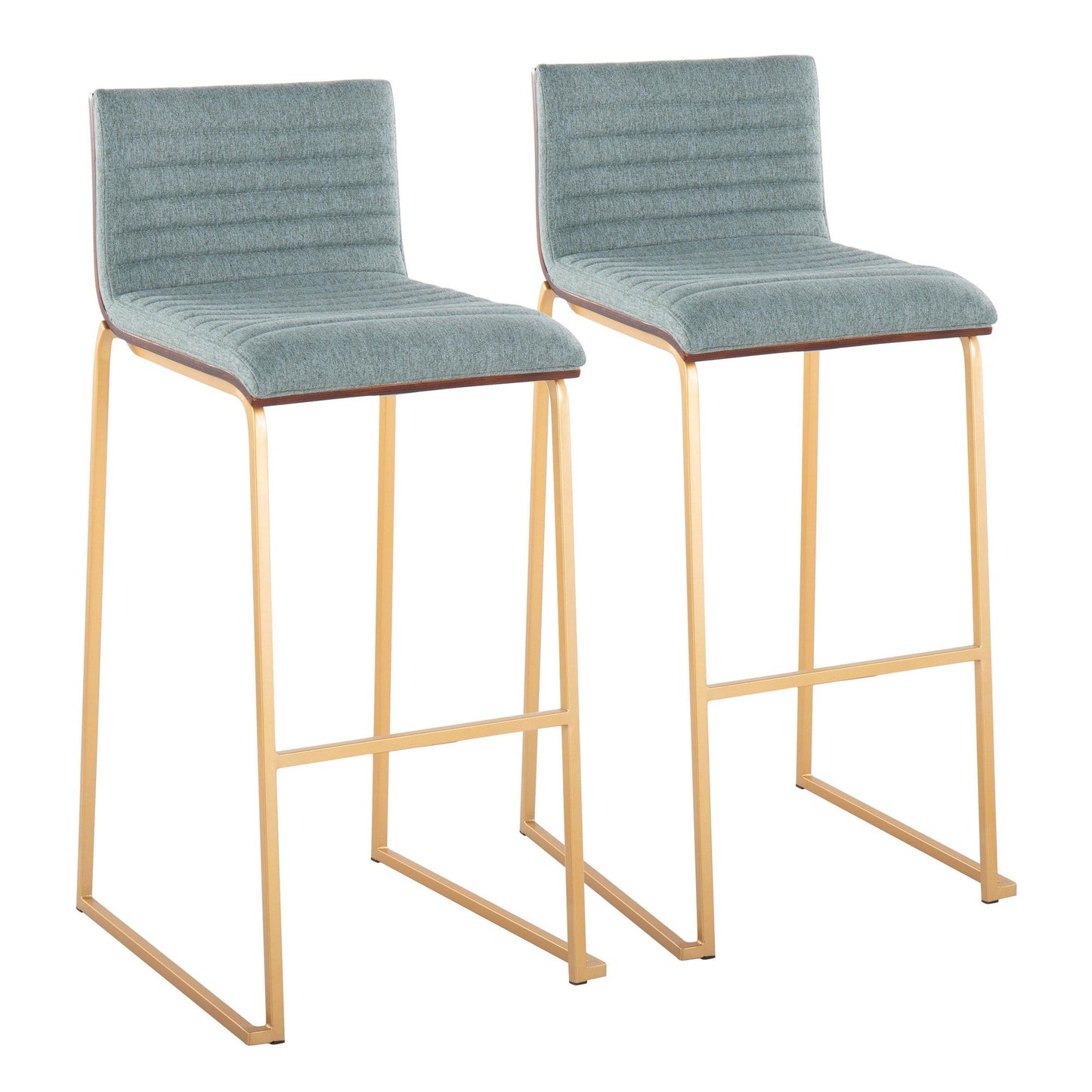 Majestic Office Furniture Mara 30" Fixed-Height Barstool - Set of 2
