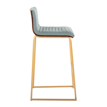 Majestic Office Furniture Mara 30" Fixed-Height Barstool - Set of 2
