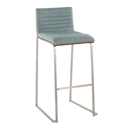 Majestic Office Furniture Mara 30" Fixed-Height Barstool - Set of 2