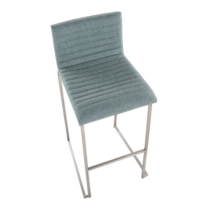 Majestic Office Furniture Mara 30" Fixed-Height Barstool - Set of 2