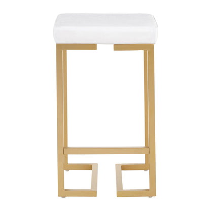 Majestic Office Furniture 26" Fixed-Height Counter Stool - Set of 2