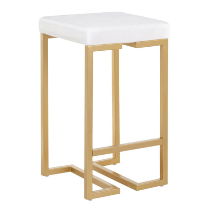 Majestic Office Furniture 26" Fixed-Height Counter Stool - Set of 2