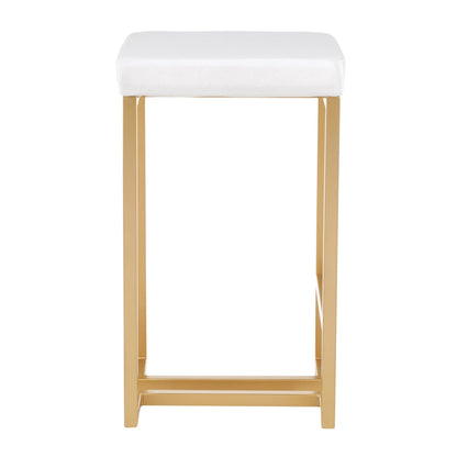 Majestic Office Furniture 26" Fixed-Height Counter Stool - Set of 2