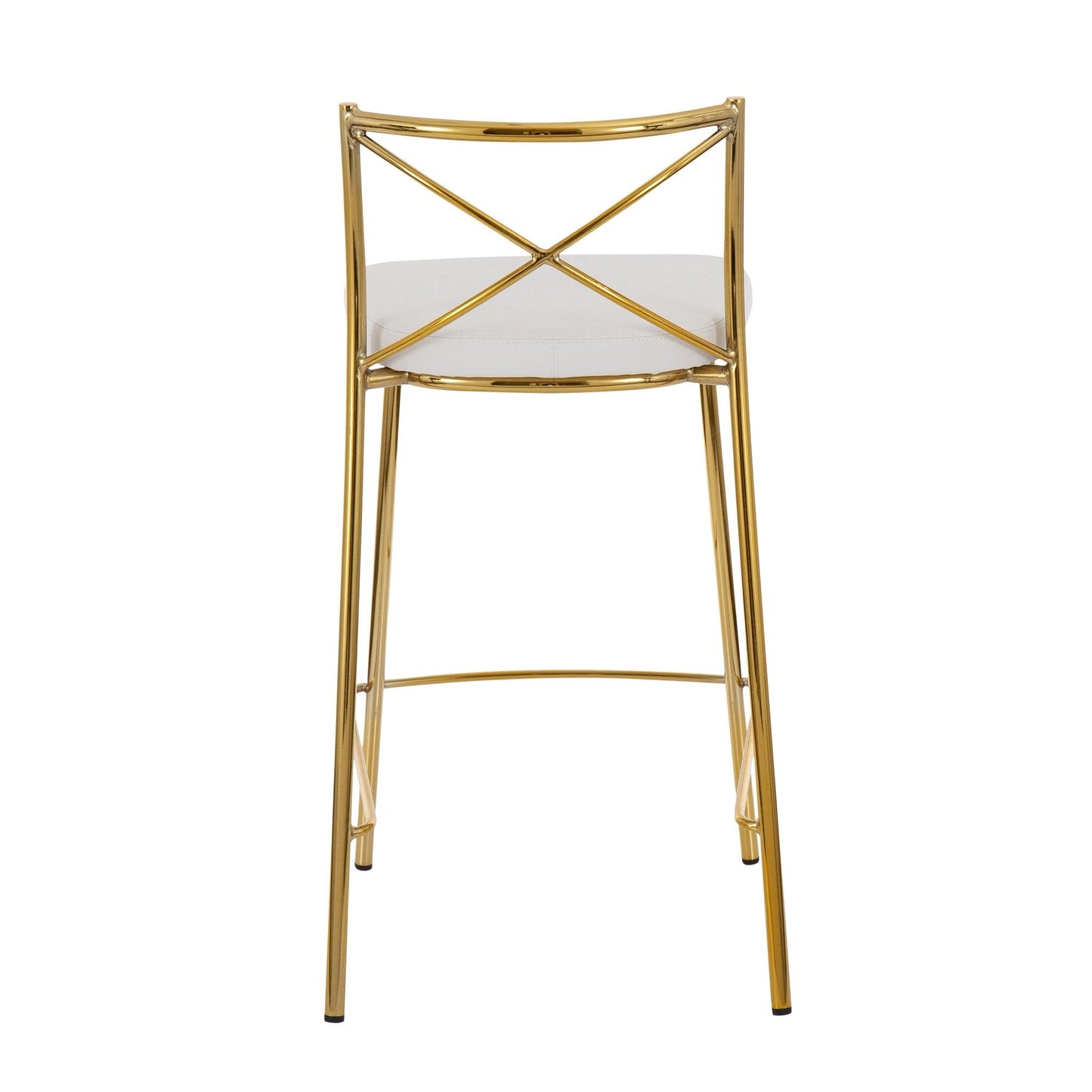 Majestic Office Furniture Charlotte 25" Fixed-Height Counter Stool - Set of 2