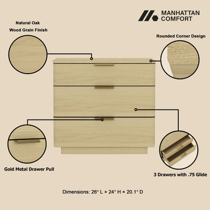 Manhattan Comfort Payton Nightstand