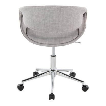 Majestic Office Furniture Upholstered 5-star Task Chair