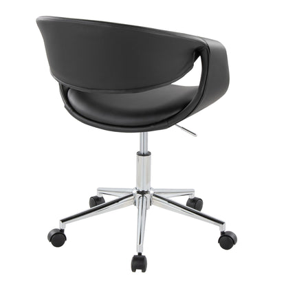 Majestic Office Furniture Upholstered 5-star Task Chair