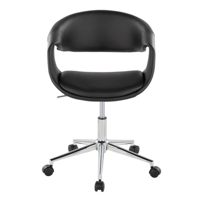 Majestic Office Furniture Upholstered 5-star Task Chair