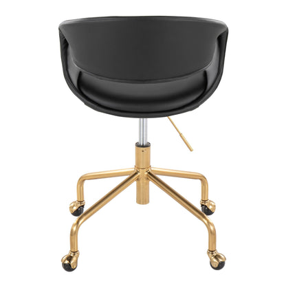Lumisource Curvo Upholstered 4-star Task Chair