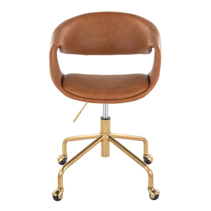 Lumisource Curvo Upholstered 4-star Task Chair