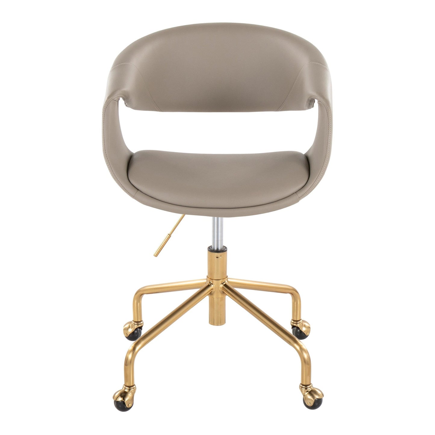 Lumisource Curvo Upholstered 4-star Task Chair