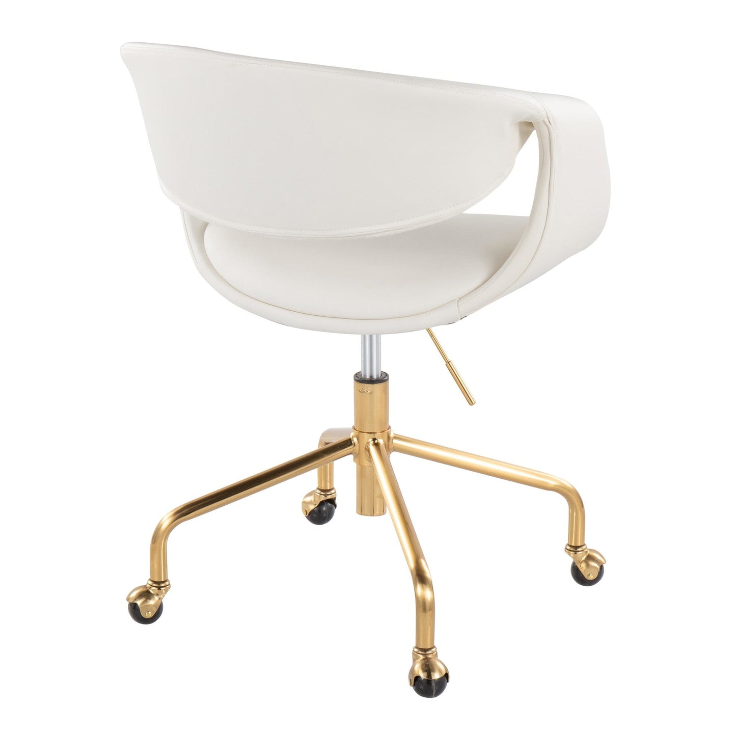 Lumisource Curvo Upholstered 4-star Task Chair