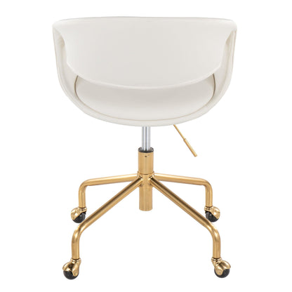 Lumisource Curvo Upholstered 4-star Task Chair