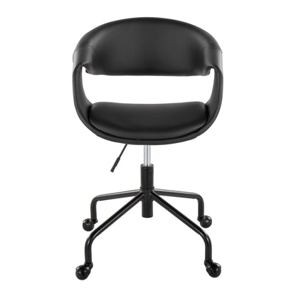 Lumisource Curvo Upholstered 4-star Task Chair