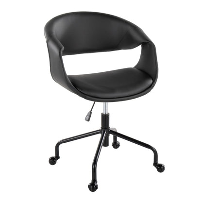 Lumisource Curvo Upholstered 4-star Task Chair