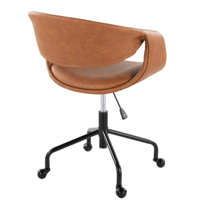 Lumisource Curvo Upholstered 4-star Task Chair