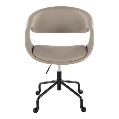 Lumisource Curvo Upholstered 4-star Task Chair