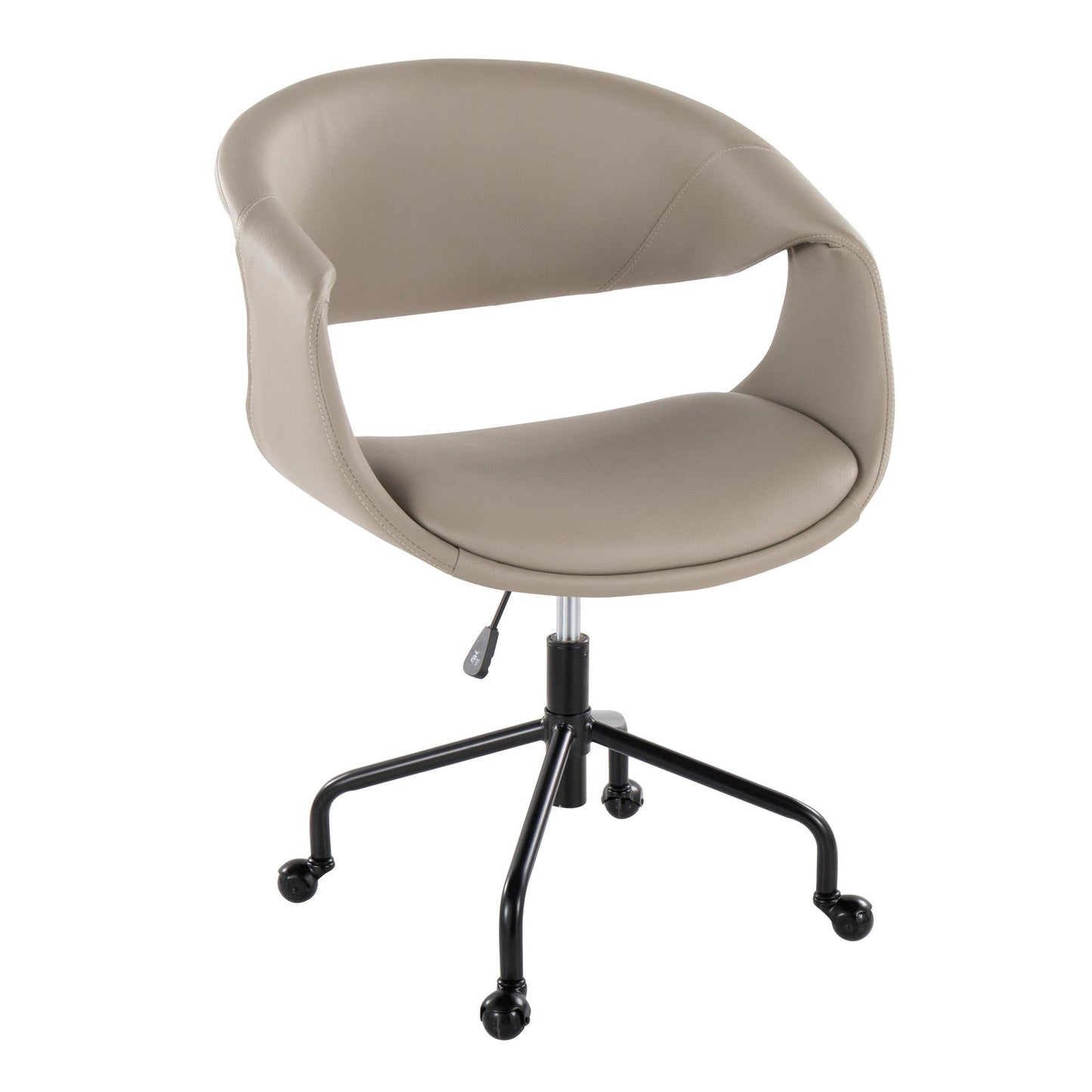 Lumisource Curvo Upholstered 4-star Task Chair