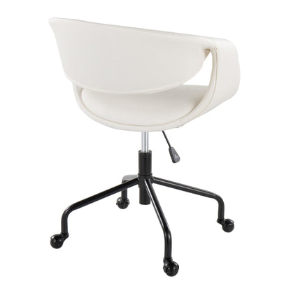 Lumisource Curvo Upholstered 4-star Task Chair