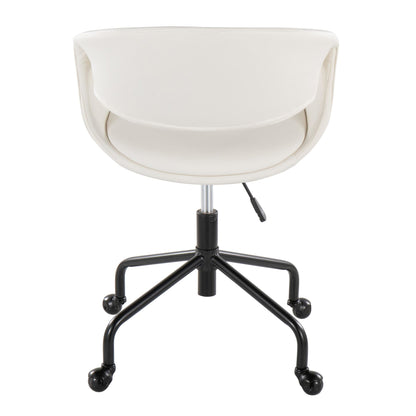 Lumisource Curvo Upholstered 4-star Task Chair