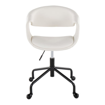 Lumisource Curvo Upholstered 4-star Task Chair