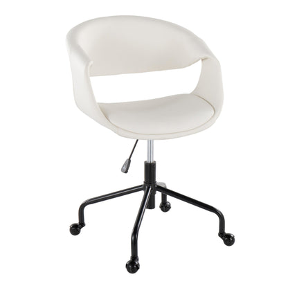 Lumisource Curvo Upholstered 4-star Task Chair