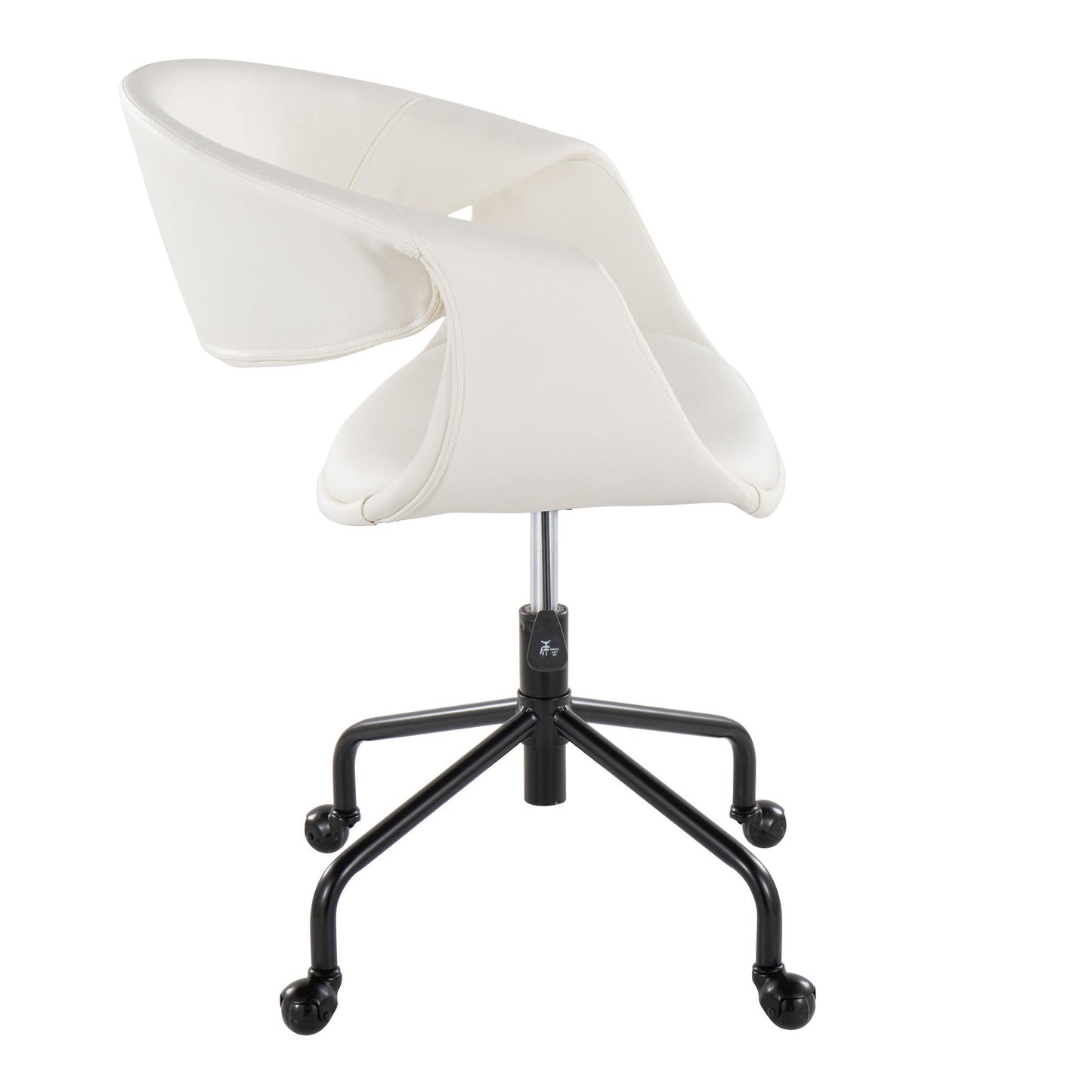 Lumisource Curvo Upholstered 4-star Task Chair