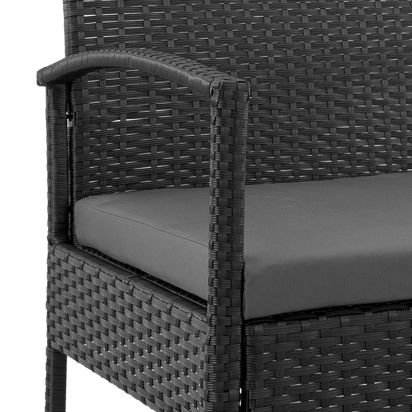 Manhattan Comfort 3-Piece Noli Patio 2- Person Seating Group with End Table