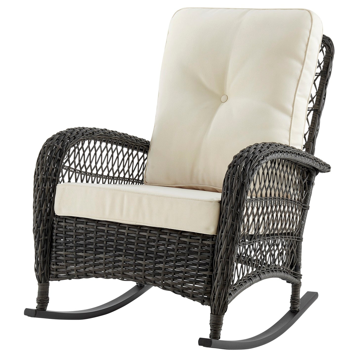 Manhattan Comfort Fruttuo Patio Rocking Chair