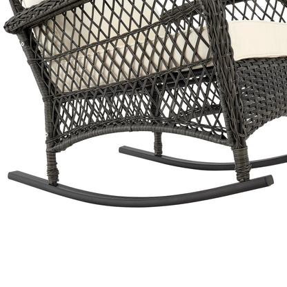 Manhattan Comfort Fruttuo Patio Rocking Chair