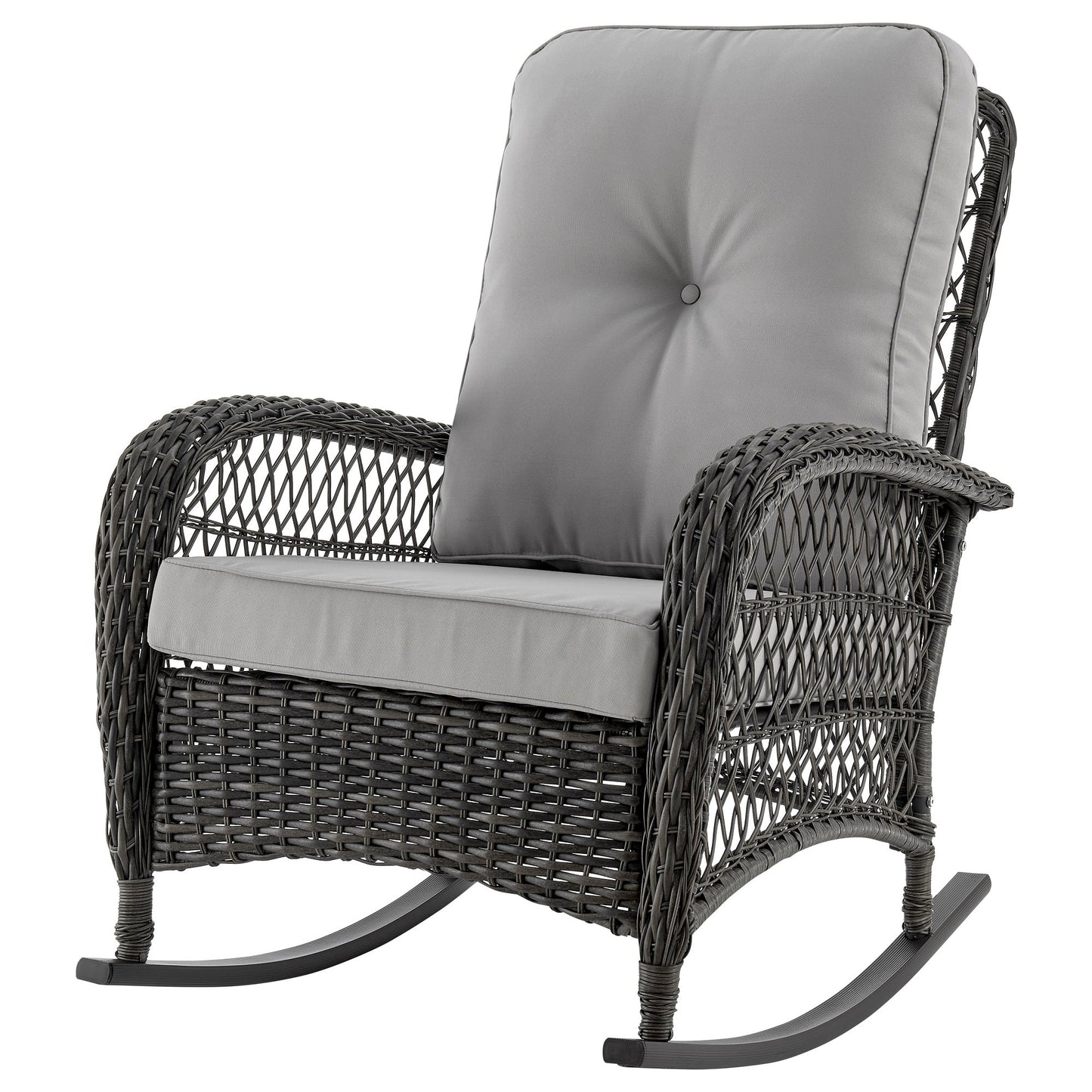 Manhattan Comfort Fruttuo Patio Rocking Chair