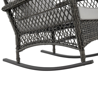 Manhattan Comfort Fruttuo Patio Rocking Chair