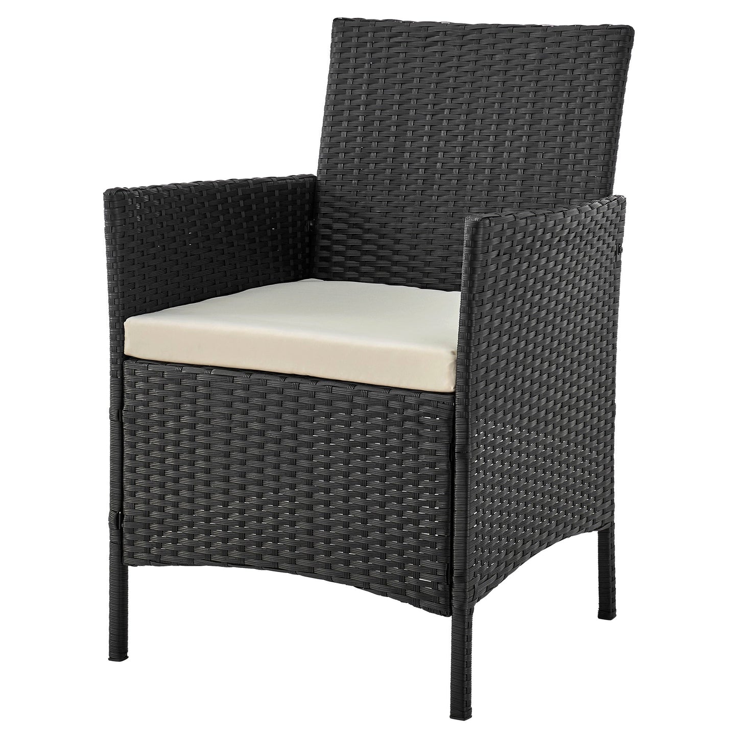 Manhattan Comfort 3-Piece Imperia Patio 2- Person Seating Group with End Table