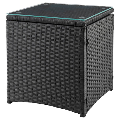 Manhattan Comfort 3-Piece Imperia Patio 2- Person Seating Group with End Table
